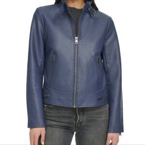 Vegan Leather Racer Jacket